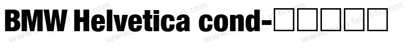 BMW Helvetica cond字体转换